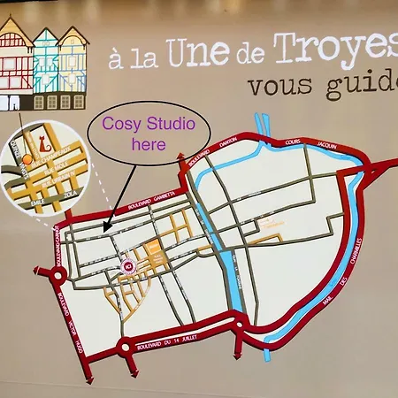 Cosy Studio Bouchon Troyes Extérieur photo